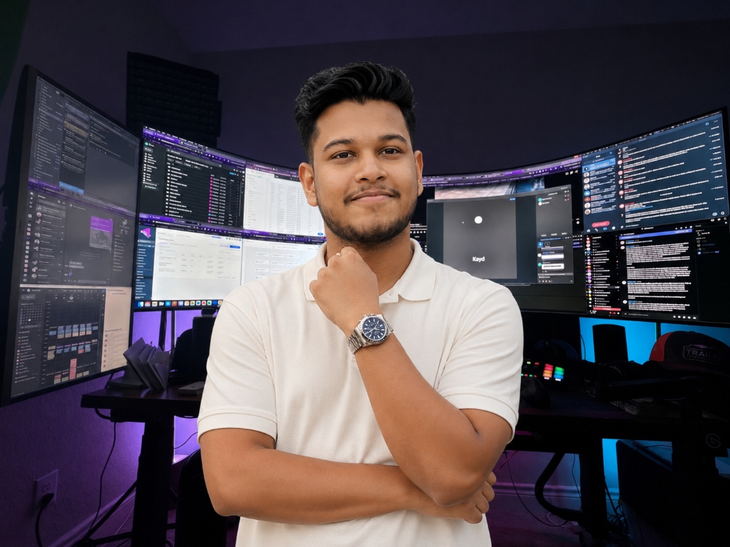 MD Dulal Shikdar at Workstation